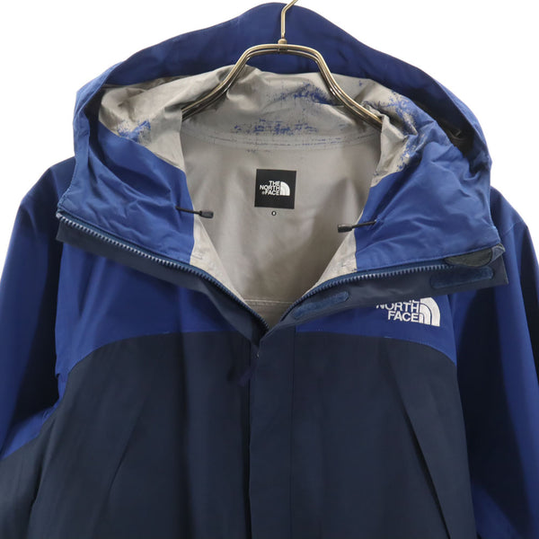 ノースフェイス NP61320 アウトドア ドットショット 長袖 ジャケット S ブルー×ネイビー THE NORTH FACE マウンテンパーカー メンズ