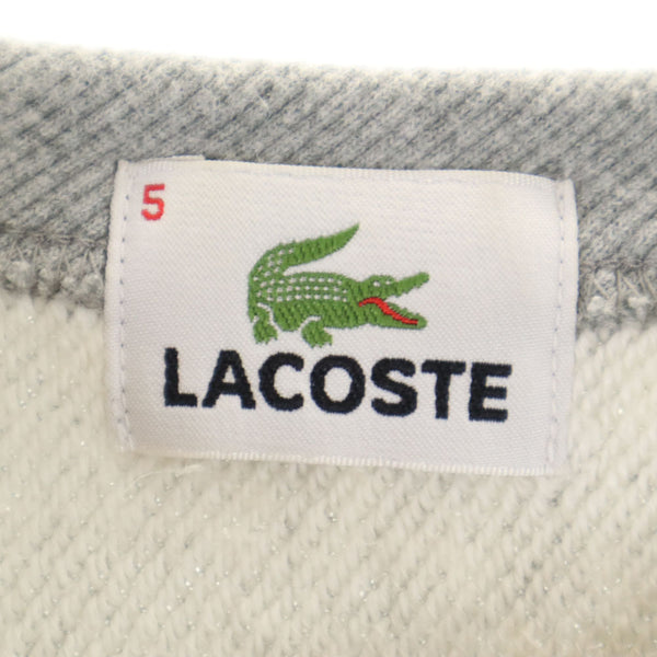 ラコステ 長袖 スウェット トレーナー 5 グレー LACOSTE メンズ