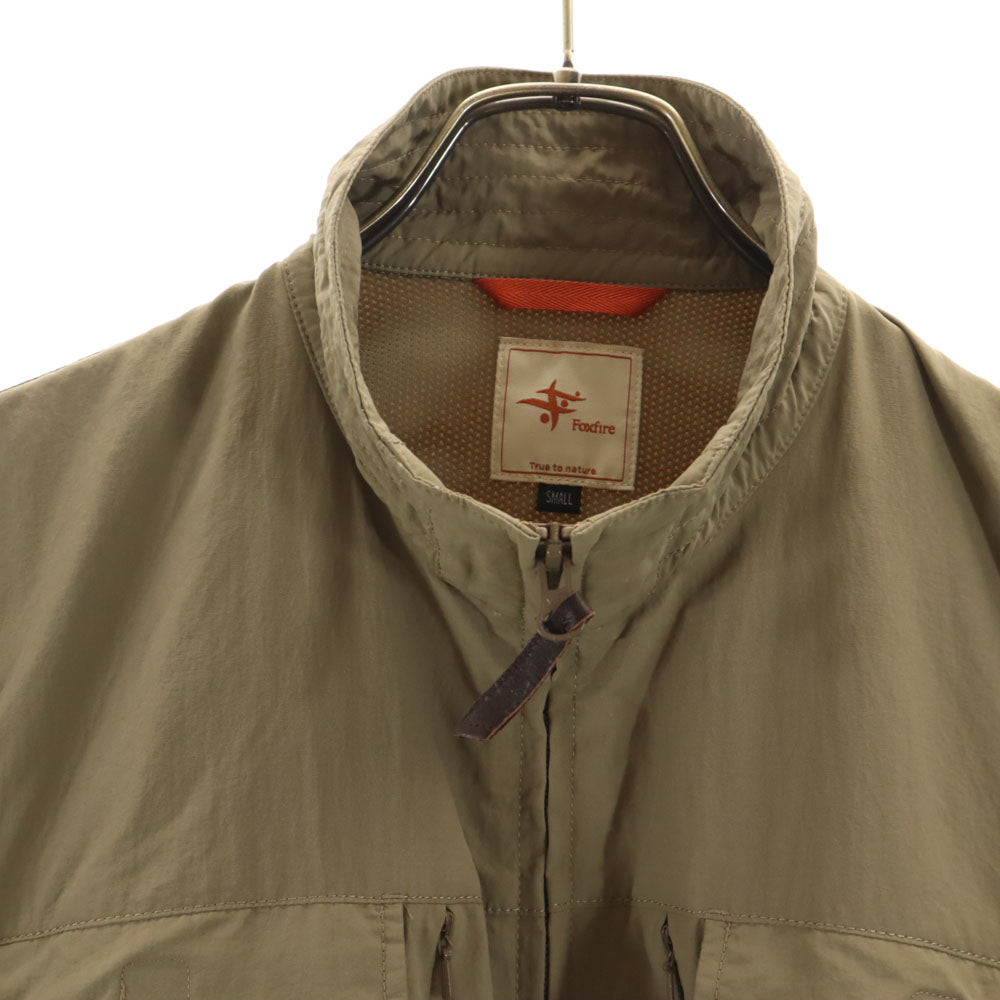 フォックスファイヤー アウトドア ナイロンジャケット S カーキ Foxfire メンズ