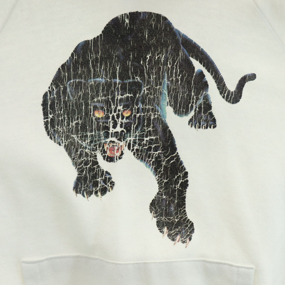 ヘルスニット 70s 80s USA製 ヴィンテージ 長袖 スウェットパーカー M ホワイト 裏起毛 レディース