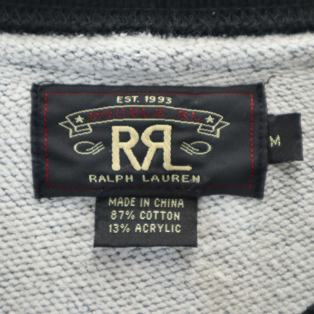 RRL ダブルアールエル 後付け 復刻 長袖 スウェットパーカー M グレー レディース