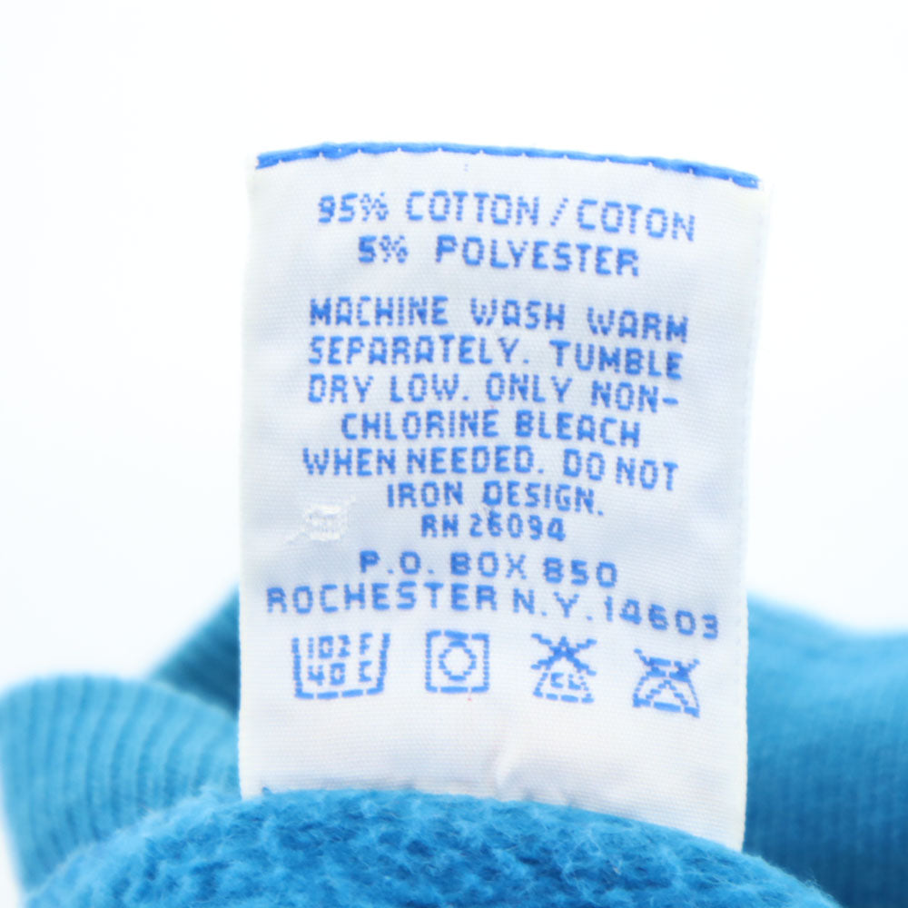 Champion チャンピオン 90s USA製 青タグ オールド 長袖 スウェット トレーナー M ライトブルー 裏起毛 メンズ