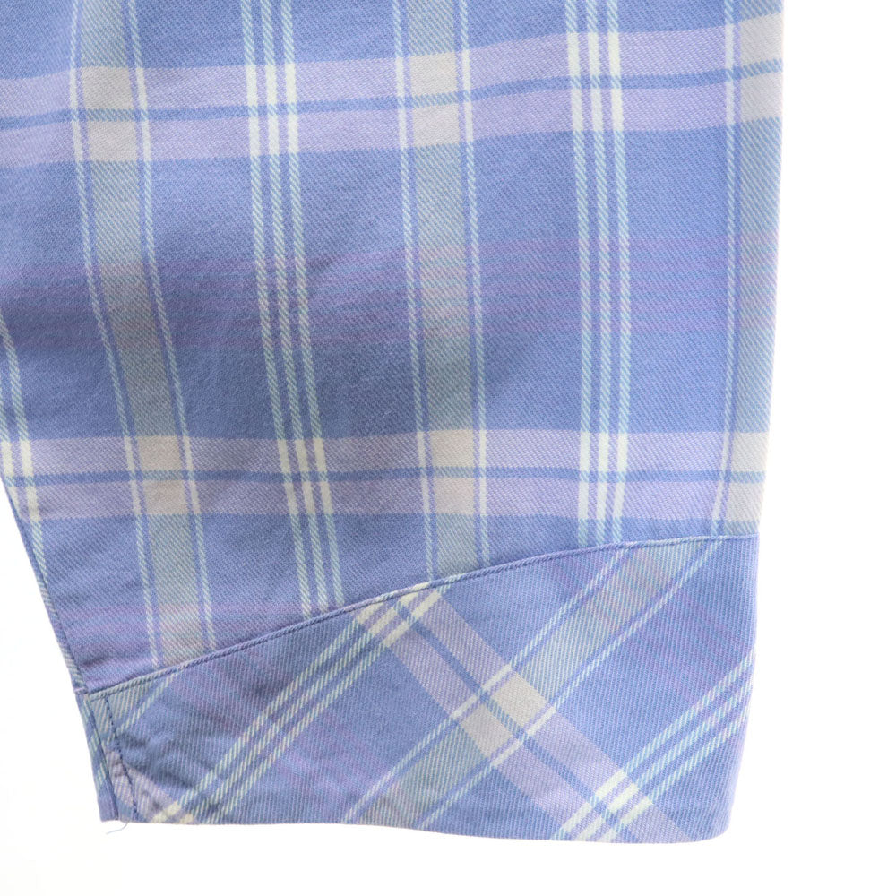 セリーヌ レナウン社製 チャック柄 長袖 ルームウェア 上下 セットアップ LL ブルー系 CELINE パジャマ メンズ