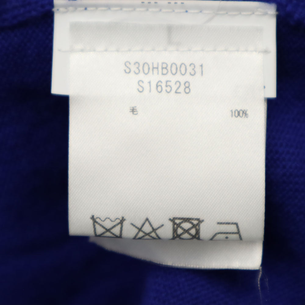 Maison Margiela メゾンマルジェラ ウール 長袖 Vネック ニットカーディガン 1 青紫 10 メンズ