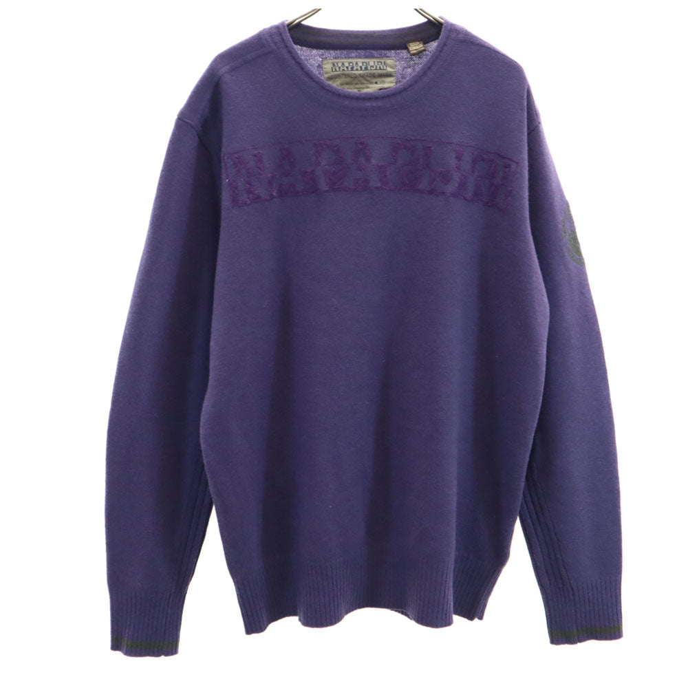 NAPAPIJRI ナパピリ 長袖 セーター L パープル系 ニット メンズ