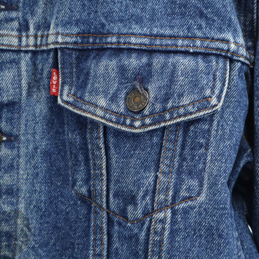 リーバイス 80s 705000217 フランス製 ユーロリーバイス ヴィンテージ 長袖 デニムジャケット 42 Levi's ジージャン メンズ