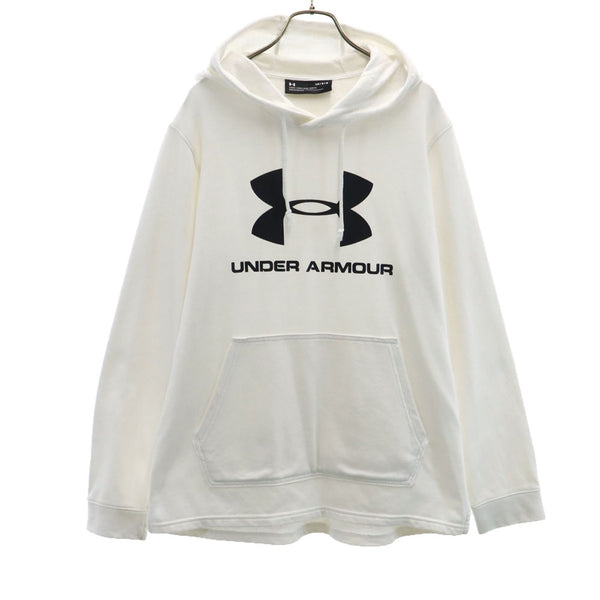 アンダーアーマー 長袖 パーカー LG ホワイト系 UNDER ARMOUR メンズ