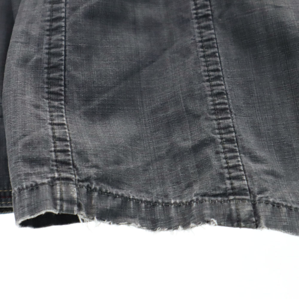 BURBERRY LONDON バーバリーロンドン 三陽商会 日本製 シャツジャケット L チャコールグレー メンズ