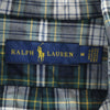 ラルフローレン チェック柄 長袖 ボタンダウンシャツ M ネイビー 他 RALPH LAUREN メンズ