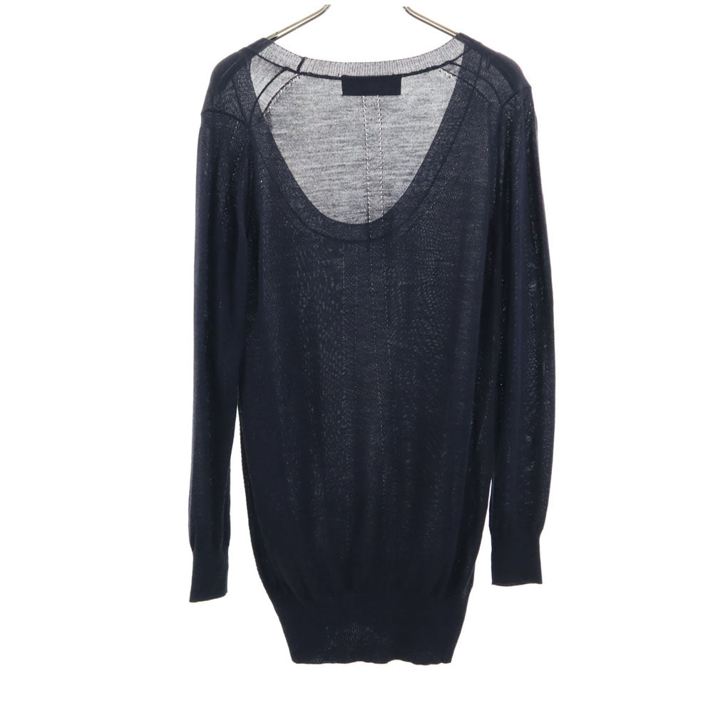 tricot COMME des GARCONS トリココムデギャルソン 2010年 日本製 長袖 セーター ネイビー ニット レディース