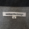 セマンティック デザイン デニムジャケット M ブラック系 semanticdesign ブルゾン メンズ