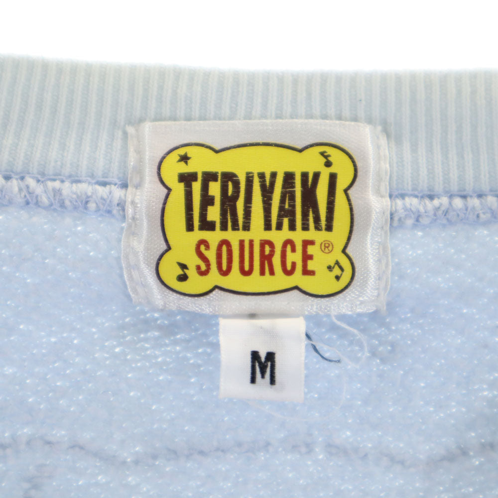 テリヤキソース 日本製 TERIYAKI BOYZ 長袖 スウェット トレーナー M ライトブルー TERIYAKI SOURCE アベイシングエイプ テリヤキボーイズ メンズ
