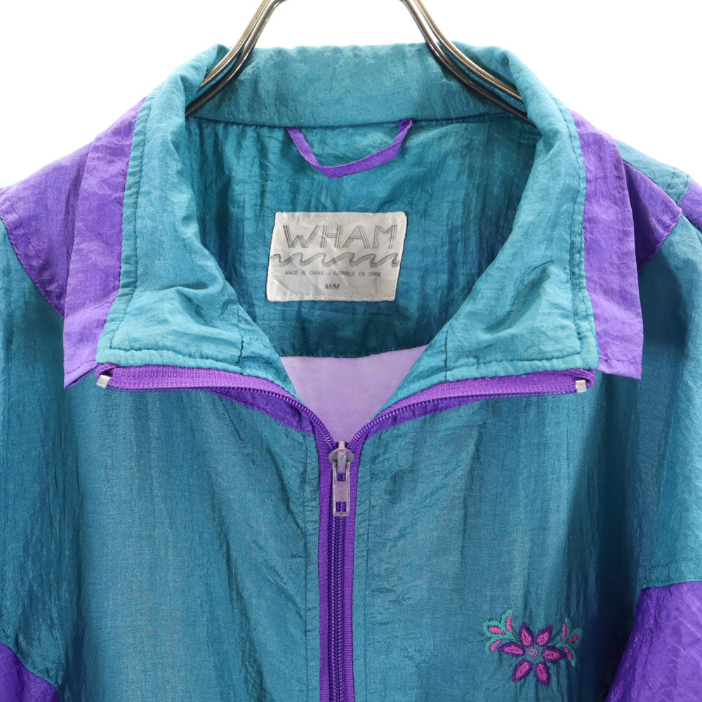 WHAM 90s オールド ナイロンジャケット M パープル 他 ブルゾン メンズ