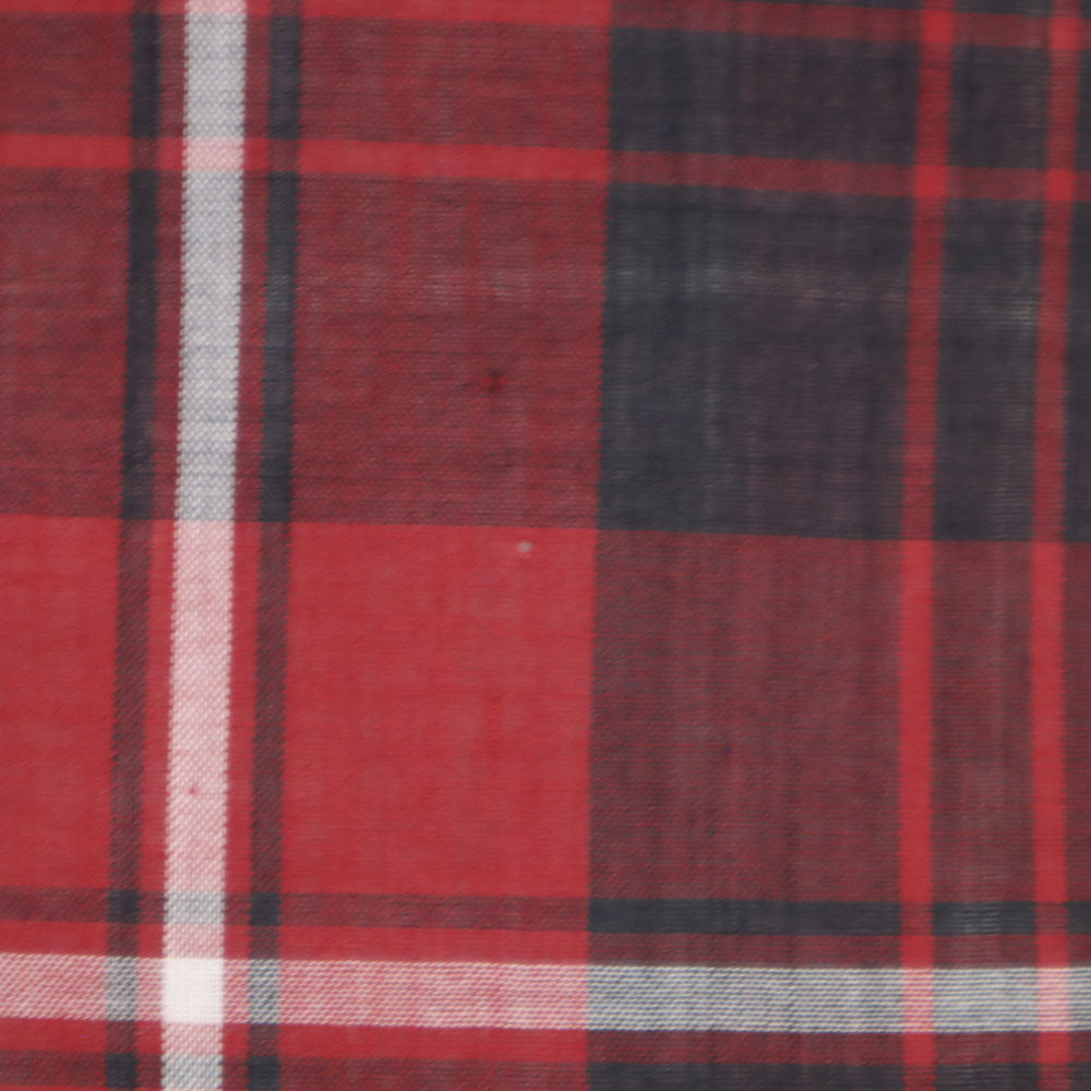 DURABLE PRESS 60s ヴィンテージ ボックスシルエット チェック柄 長袖 シャツ M ボルドー 他 メンズ