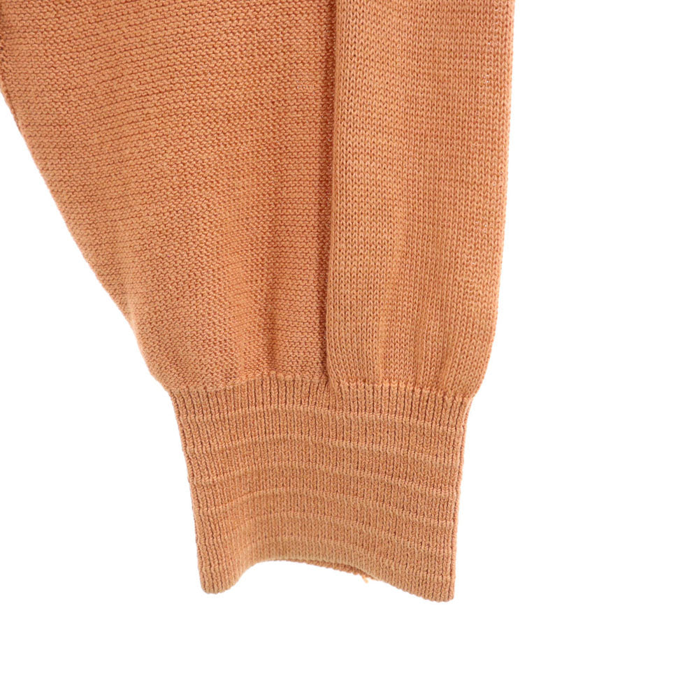 Christian Dior クリスチャンディオール 90s オールド ムッシュ シルクブレンド 長袖 Vネック セーター L ベージュ系 MONSIEUR ニット メンズ