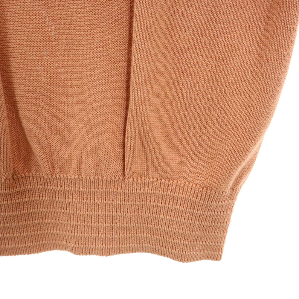 Christian Dior クリスチャンディオール 90s オールド ムッシュ シルクブレンド 長袖 Vネック セーター L ベージュ系 MONSIEUR ニット メンズ