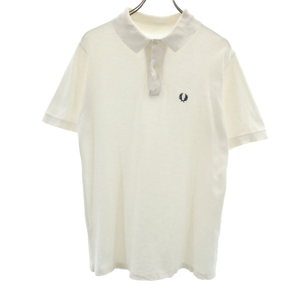 フレッドペリー 半袖 ポロシャツ 白 FRED PERRY メンズ