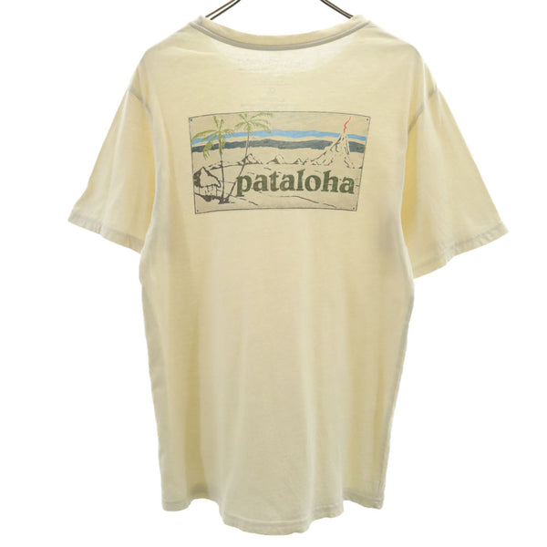 パタゴニア アウトドア パタロハ バックプリント 半袖 Tシャツ S ベージュ系 patagonia メンズ