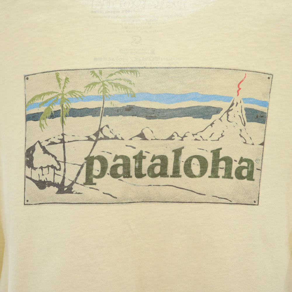 パタゴニア アウトドア パタロハ バックプリント 半袖 Tシャツ S ベージュ系 patagonia メンズ