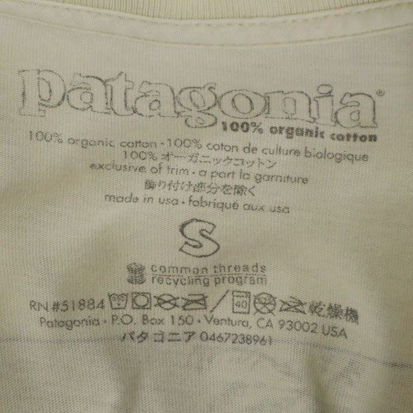 パタゴニア アウトドア パタロハ バックプリント 半袖 Tシャツ S ベージュ系 patagonia メンズ