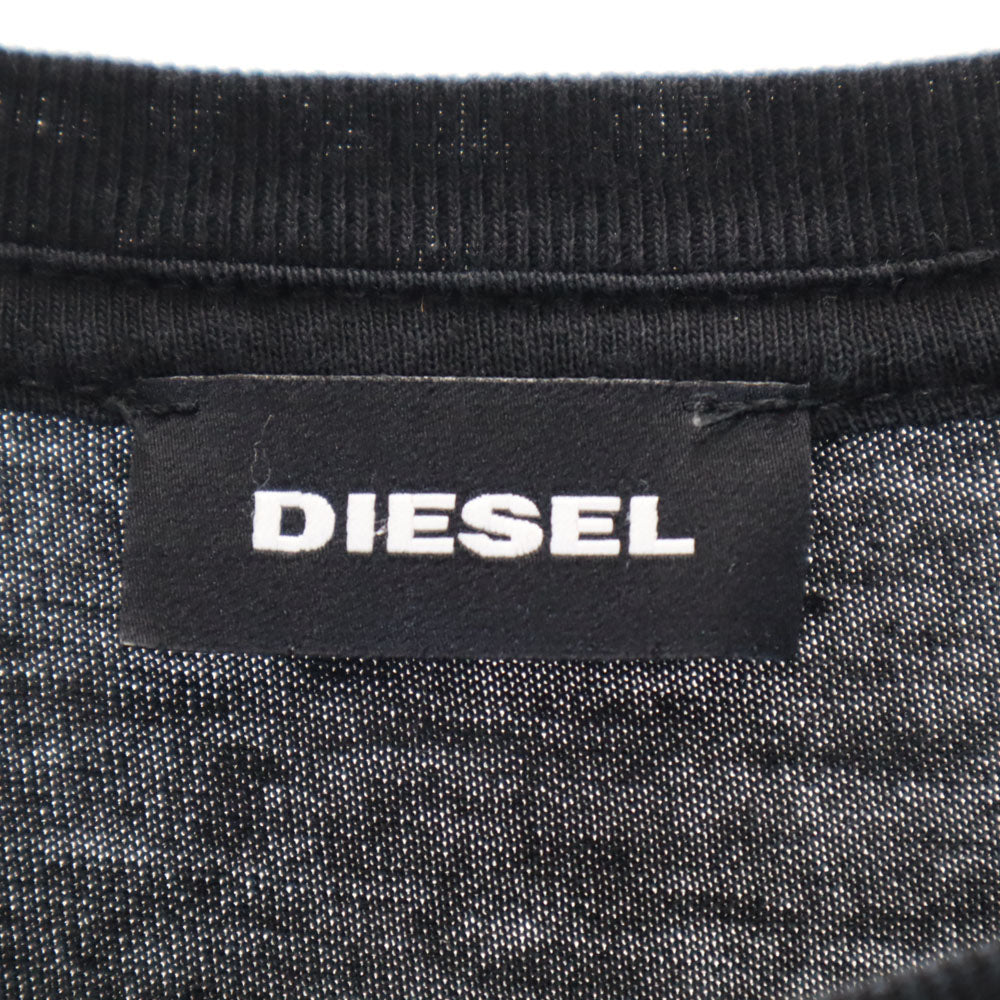 ディーゼル 半袖 Tシャツ L 黒 DIESEL メンズ