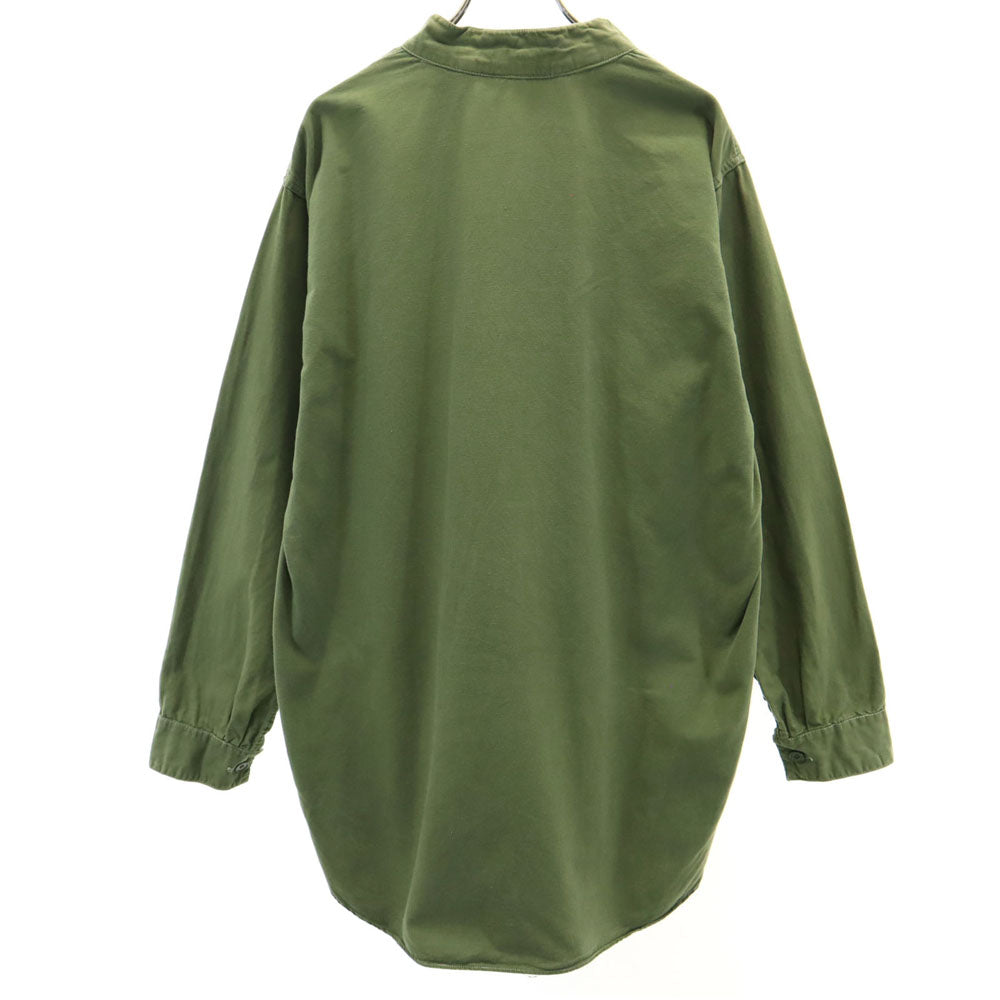 スウェーデン軍 60s 70s ヴィンテージ 長袖 ミリタリーシャツ カーキ SWEDENISH ARMY メンズ