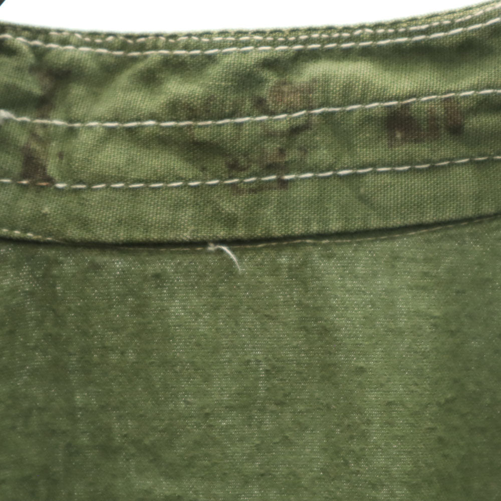 スウェーデン軍 60s 70s ヴィンテージ 長袖 ミリタリーシャツ カーキ SWEDENISH ARMY メンズ