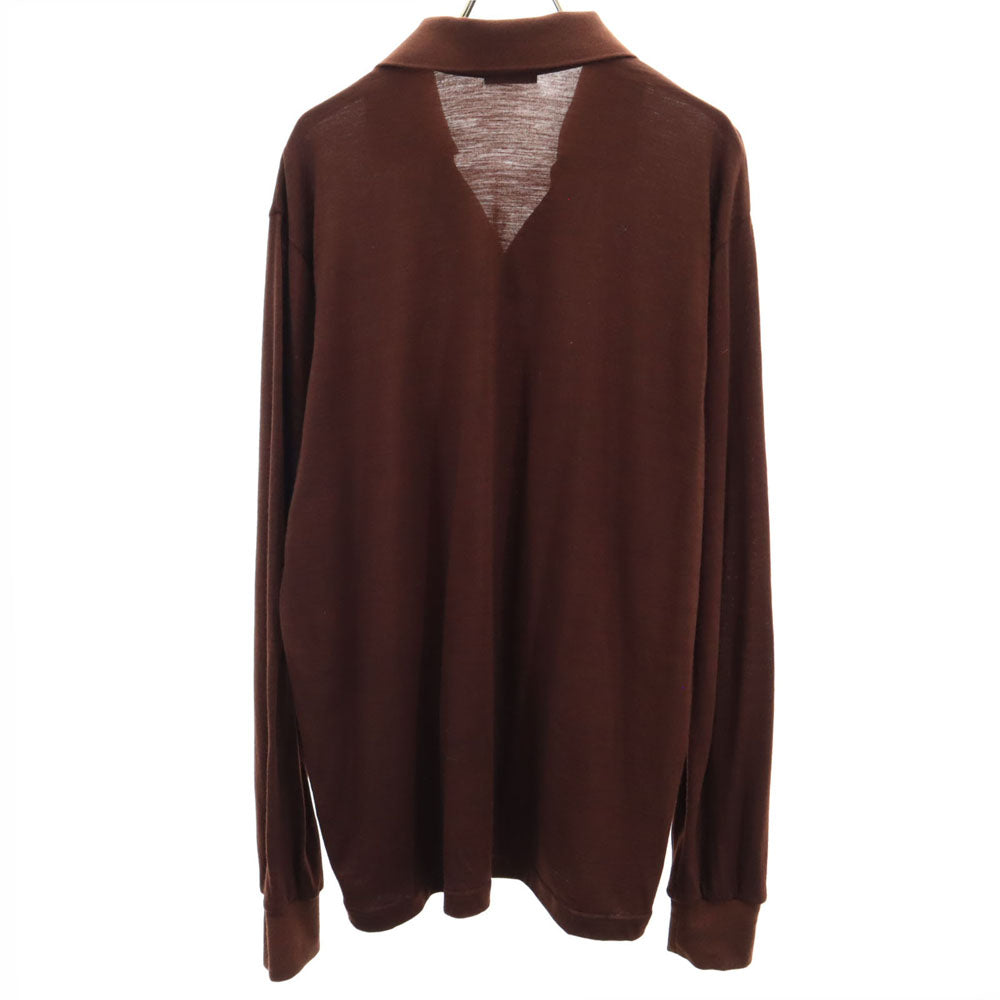 アレッジ 日本製 長袖 シャツ 3 ブラウン系 ALLEGE メンズ