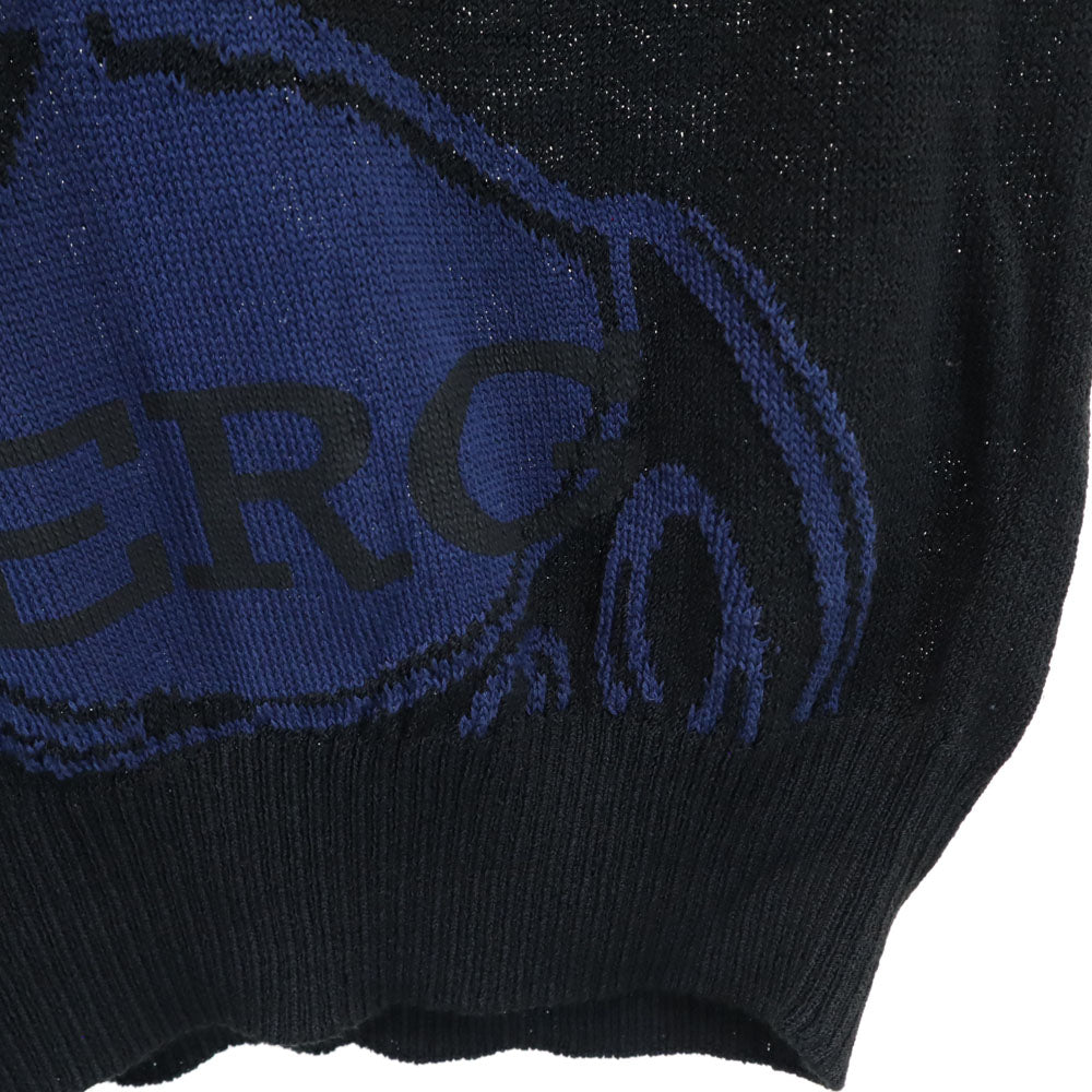 アイスバーグ イタリア製 ディズニーコラボ 長袖 セーター M ブラック ICEBERG ×Disney ニット メンズ