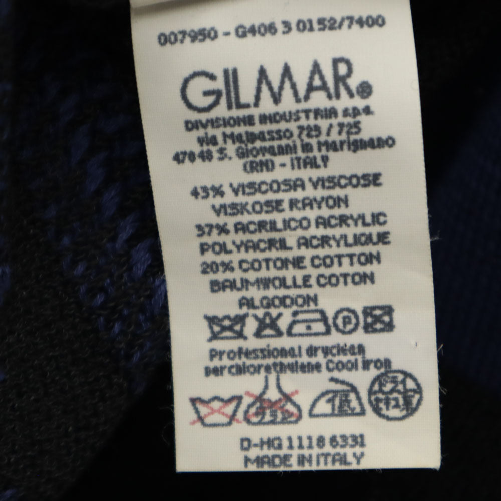 アイスバーグ イタリア製 ディズニーコラボ 長袖 セーター M ブラック ICEBERG ×Disney ニット メンズ