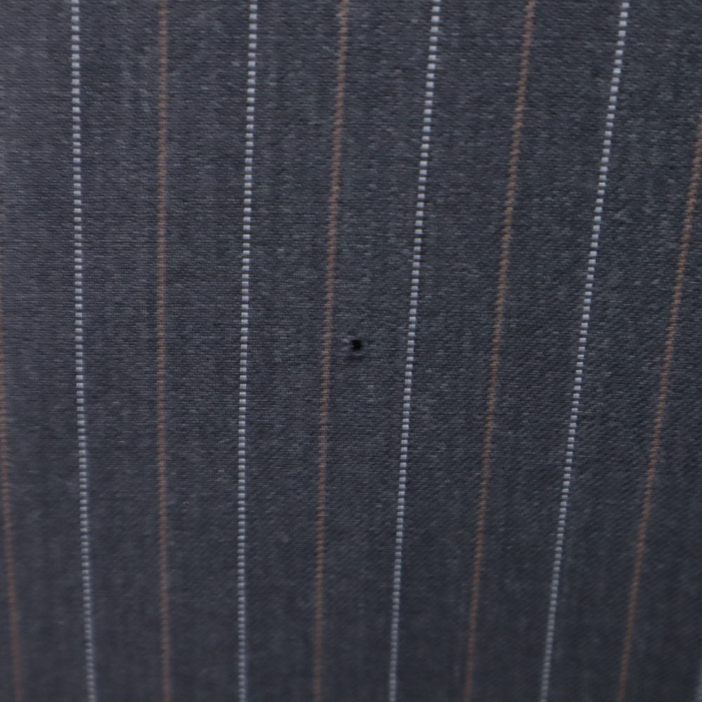 ローレンラルフローレン ストライプ 長袖 テーラードジャケット グレー系 LAUREN RALPH LAUREN カナダ製 メンズ