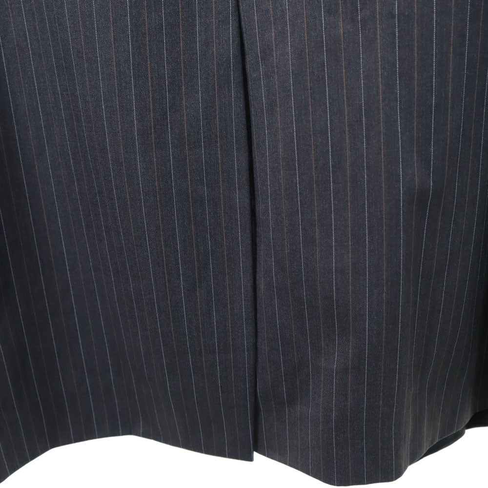 ローレンラルフローレン ストライプ 長袖 テーラードジャケット グレー系 LAUREN RALPH LAUREN カナダ製 メンズ