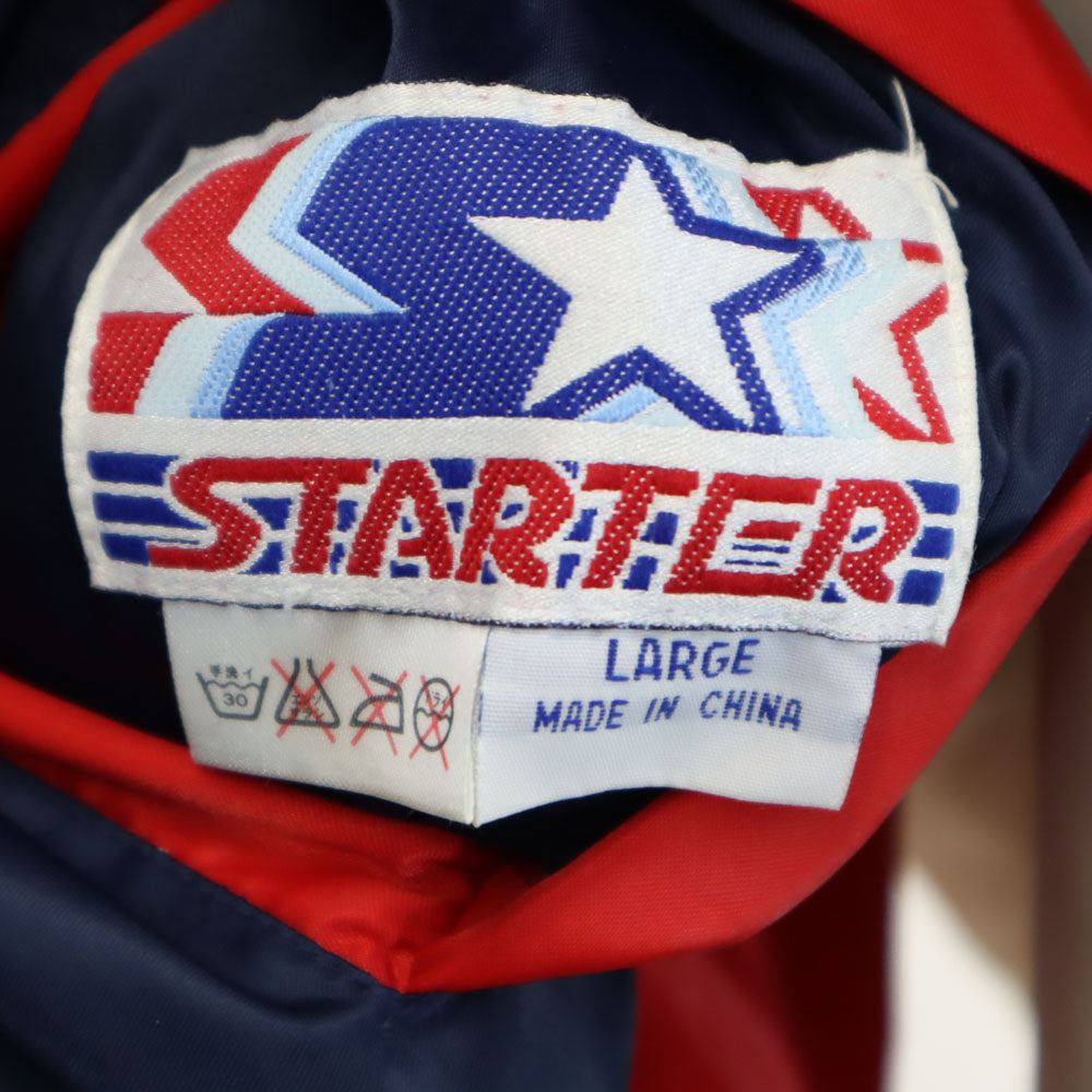 STARTER スターター オールド 長袖 リバーシブル パーカー L ネイビー系×グレー系 メンズ