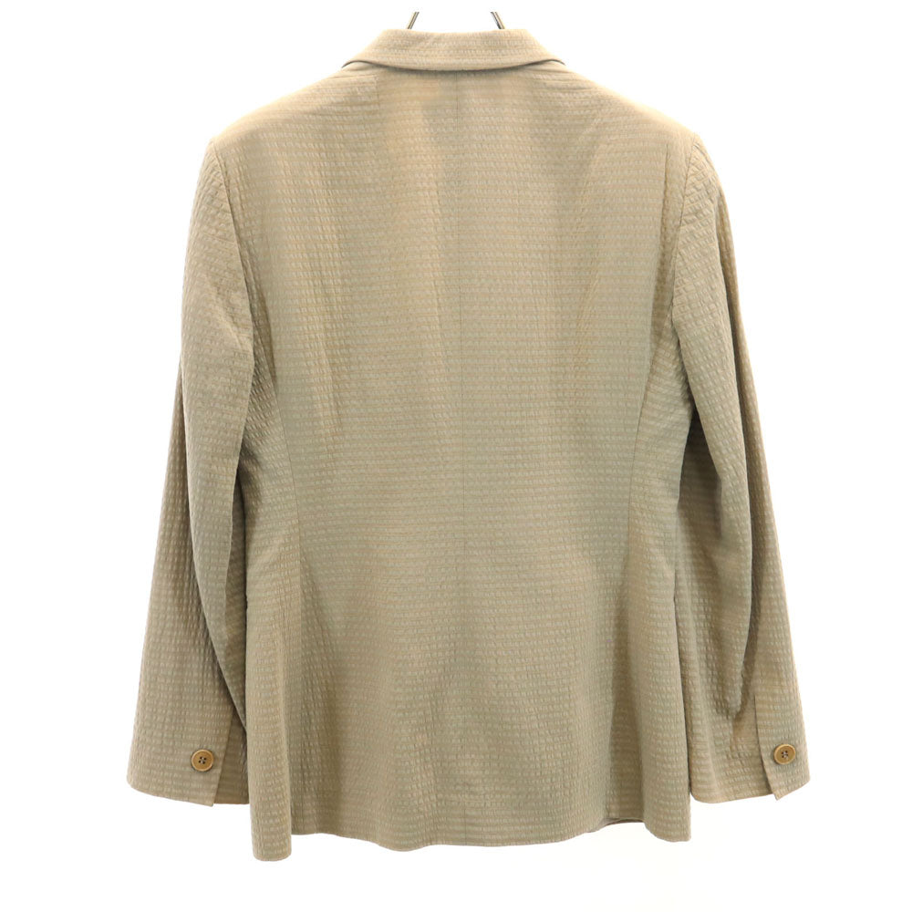Emporio Armani エンポリオアルマーニ イタリア製 テーラードジャケット 40 ベージュ レディース
