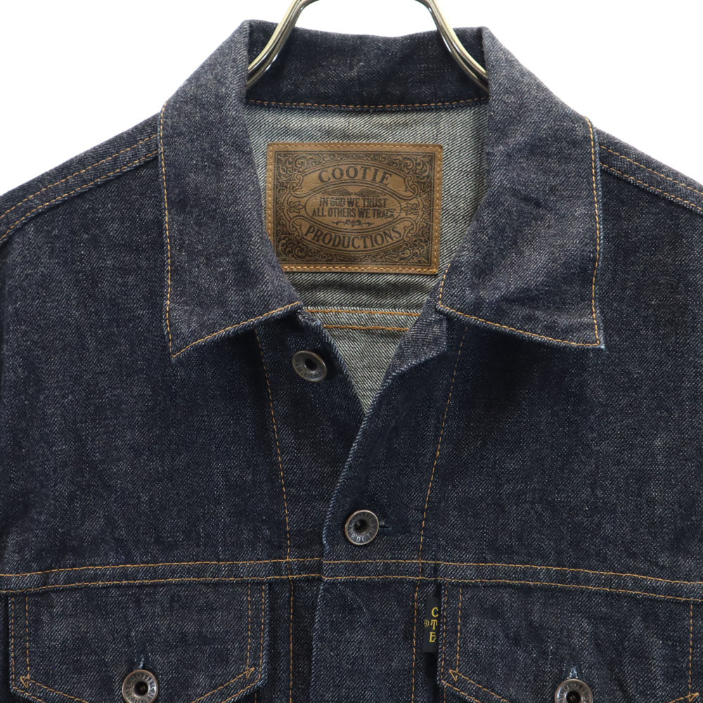 クーティープロダクションズ 日本製 デニムジャケット ネイビー系 COOTIE PRODUCTIONS ジージャン メンズ