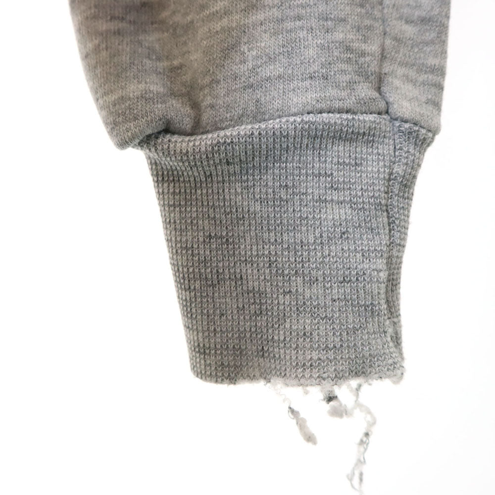 70s ヴィンテージ 沖縄米軍海軍病院 US NAVY 長袖 スウェット トレーナー グレー 裏起毛 NAVAL HOSPITAL メンズ