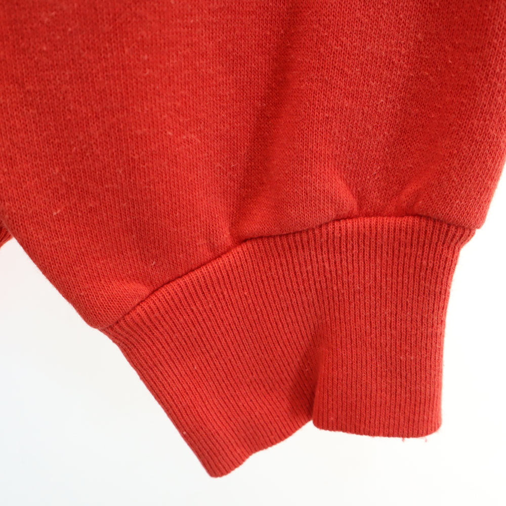 Champion チャンピオン 90s USA製 オールド 長袖 スウェット トレーナー M 朱色 裏起毛 レディース