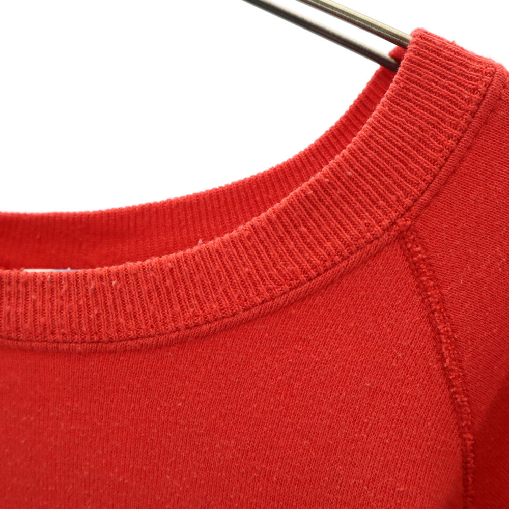 Champion チャンピオン 90s USA製 オールド 長袖 スウェット トレーナー M 朱色 裏起毛 レディース