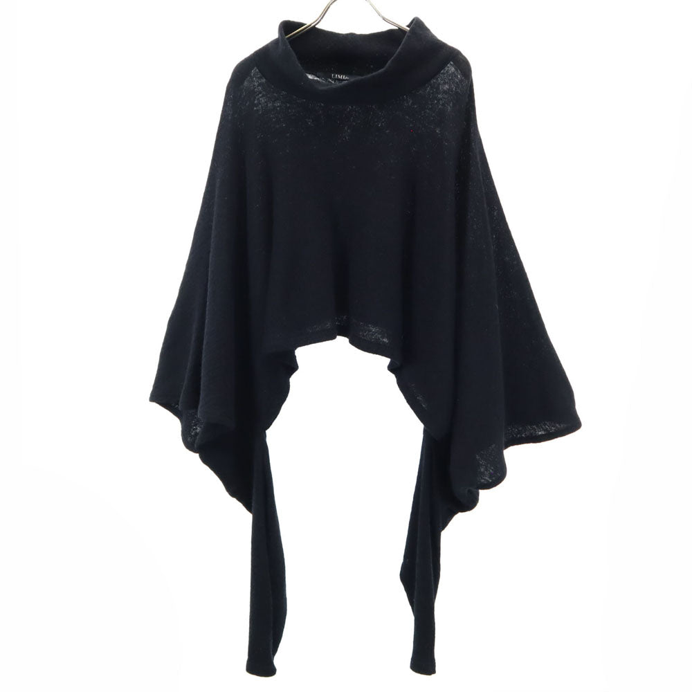 リミフゥ 日本製 ウール 長袖 ハイネック セーター S ブラック LIMI feu ニット レディース