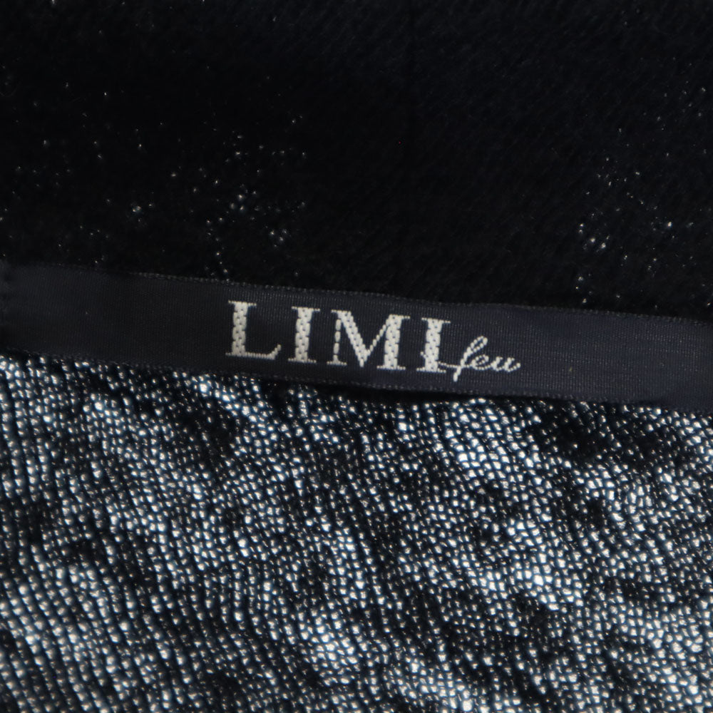 リミフゥ 日本製 ウール 長袖 ハイネック セーター S ブラック LIMI feu ニット レディース