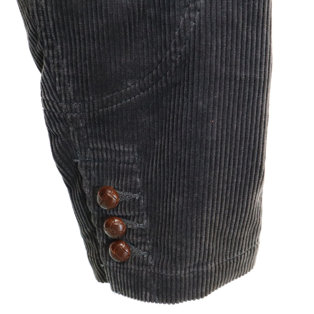 COMME des GARCONS HOMME PLUS コムデギャルソンオムプラス 2010年 日本製 コーデュロイジャケット XS チャコールグレー テーラード メンズ