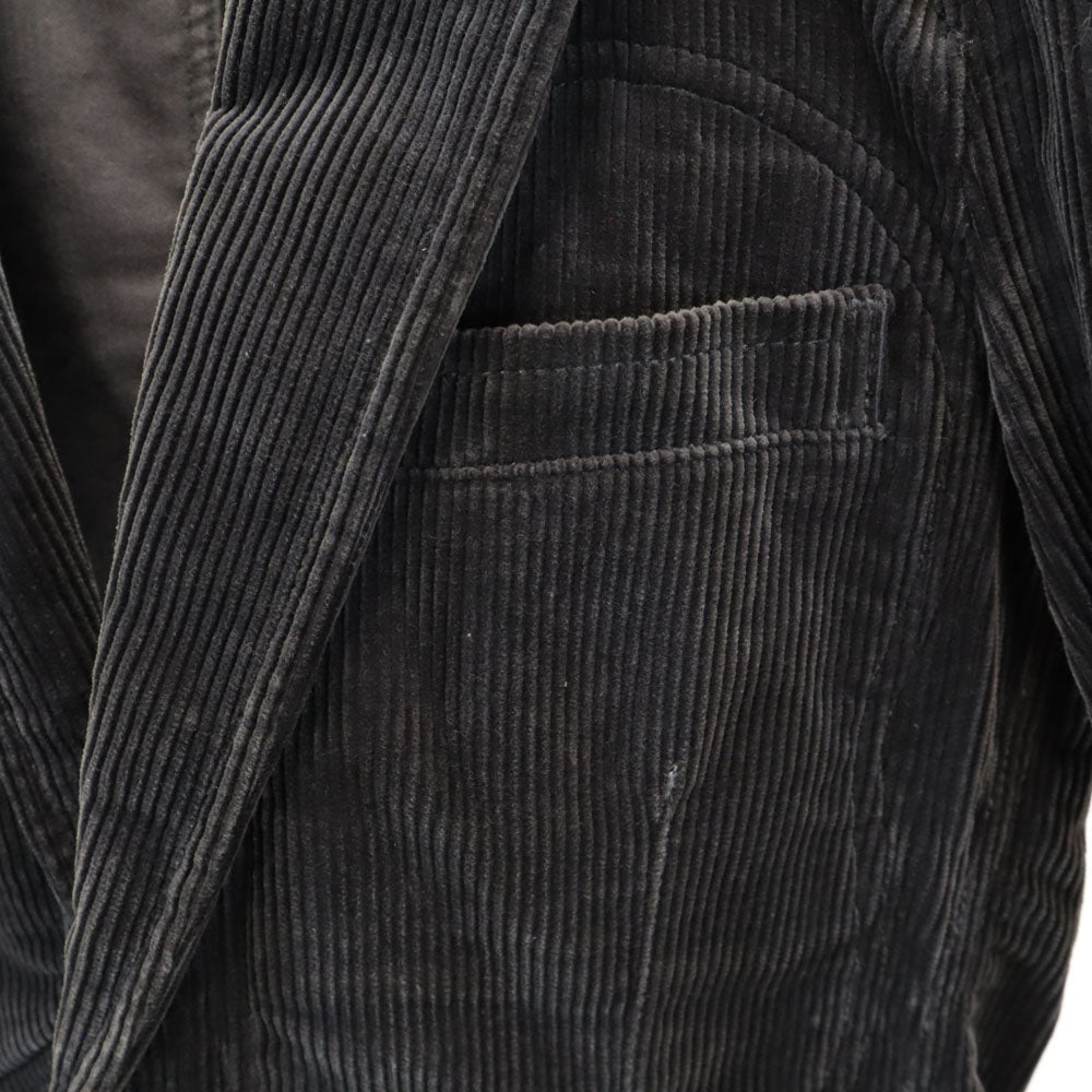 COMME des GARCONS HOMME PLUS コムデギャルソンオムプラス 2010年 日本製 コーデュロイジャケット XS チャコールグレー テーラード メンズ