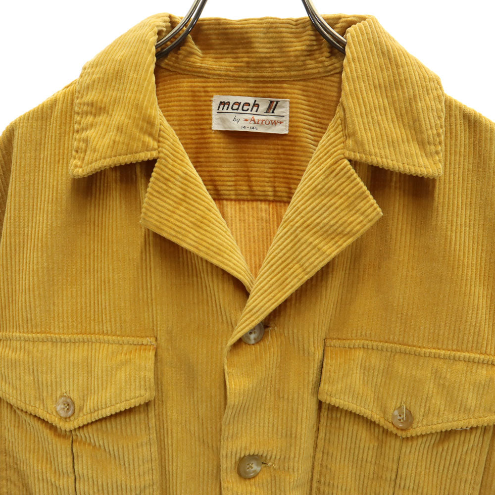 ARROW アロー 70s USA製 ヴィンテージ ブッシュ 長袖 コーデュロイ