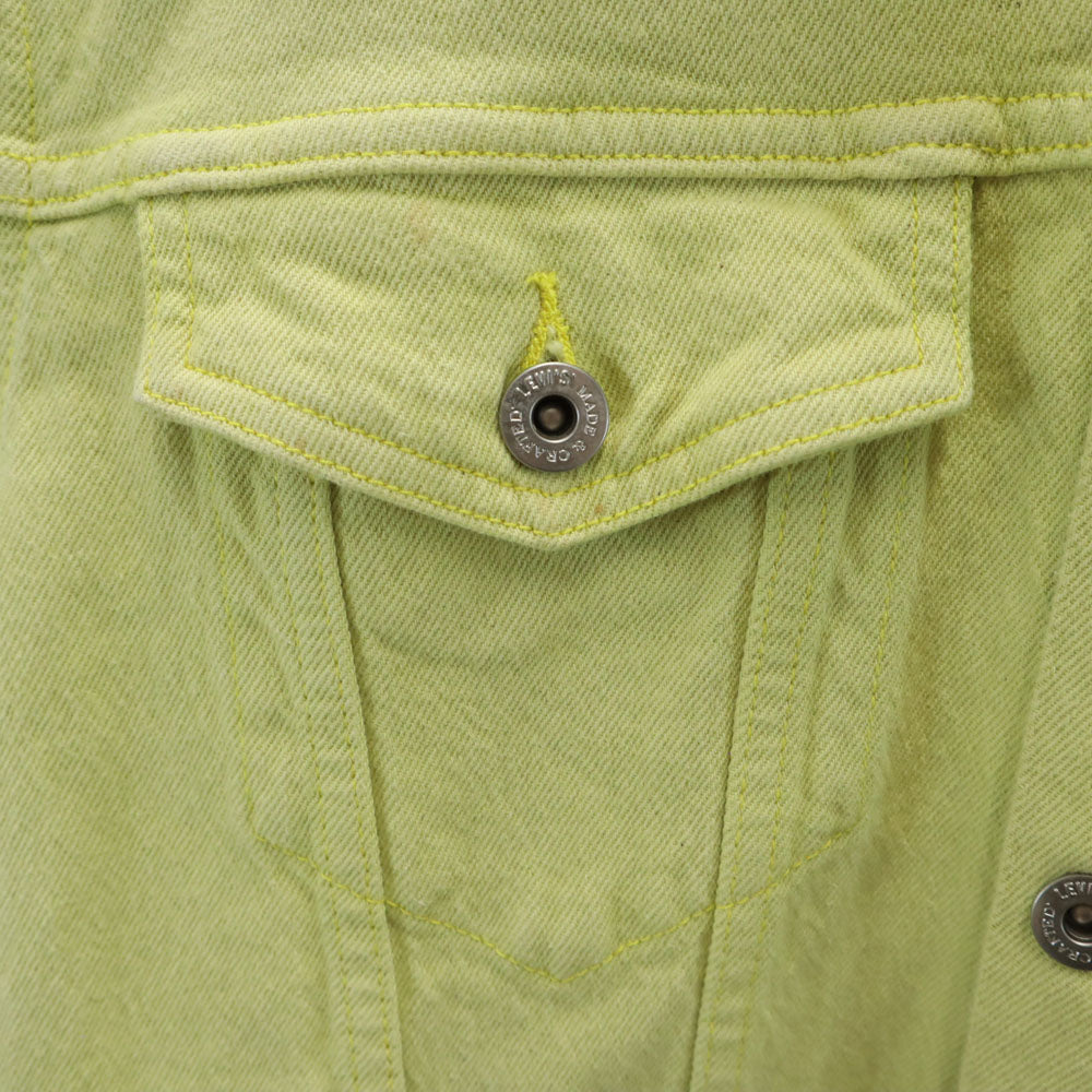 リーバイス ビックE デニムジャケット M ライム系 Levi's ジージャン トラッカー メンズ