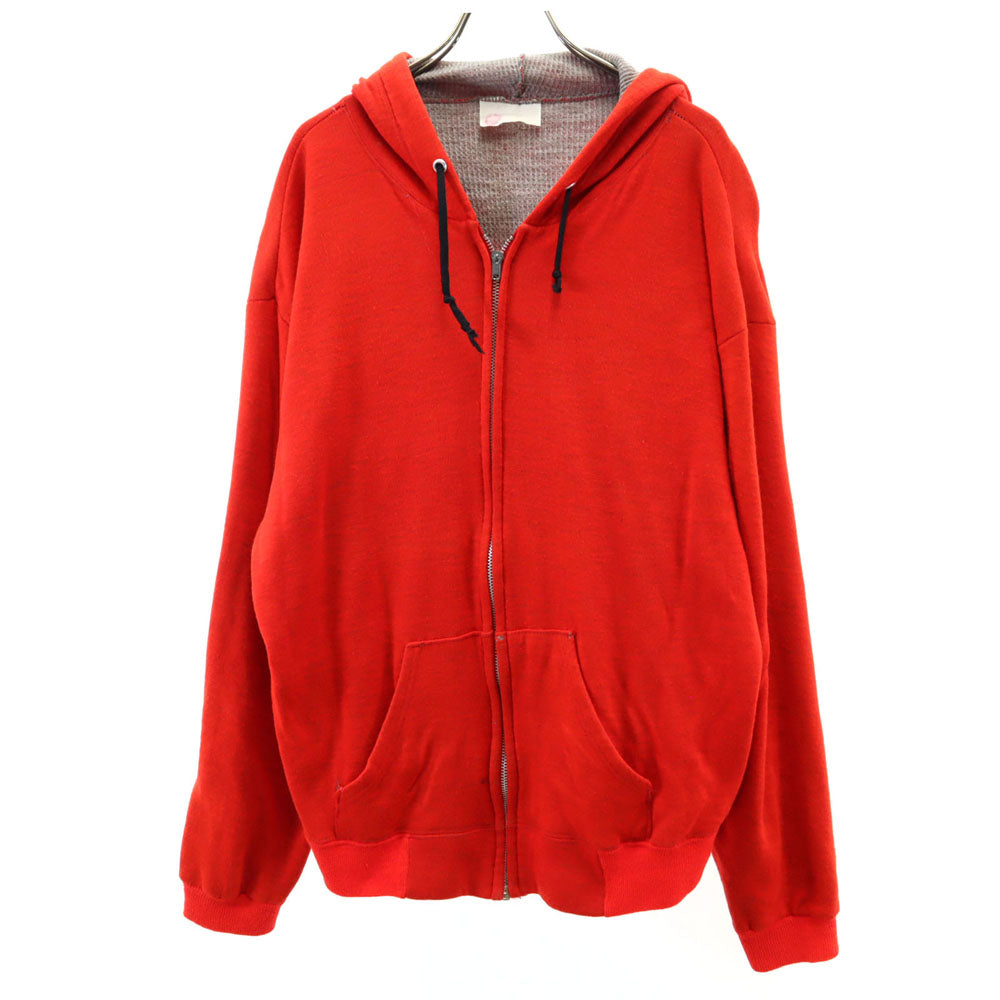 シアーズ 70s ヴィンテージ 長袖 ジップパーカー レッド Sears メンズ