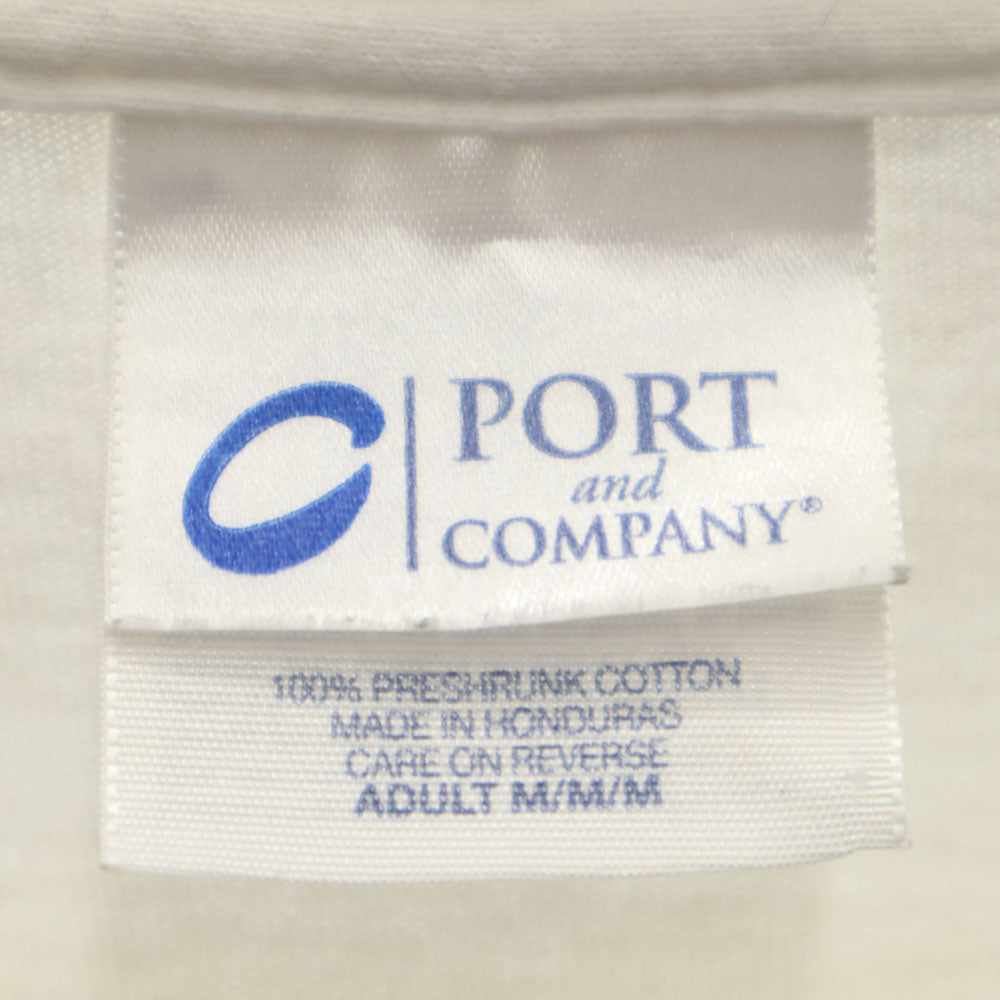 ポートアンドカンパニー 半袖 Tシャツ M 白 PORT&COMPANY メンズ