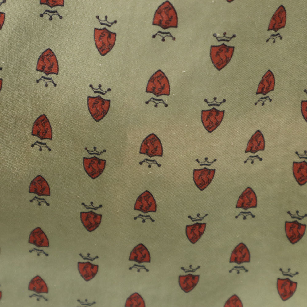 PENNEYS ペニーズ 60s ヴィンテージ 総柄 長袖 ボタンダウンシャツ L ベージュ メンズ