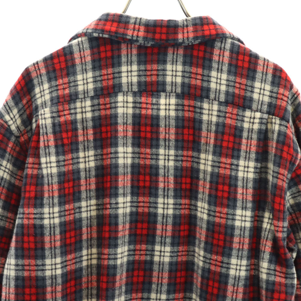 60s McGREGOR チェックシャツ ヴィンテージ Made in USA マクレガー 60s USA製 ウール ヴィンテージ 開襟 チェック柄
