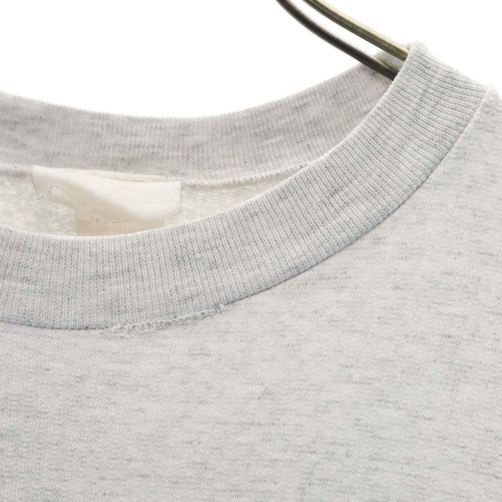 OLD オールド 90s ディズニー ミッキーマウス 長袖 スウェット トレーナー M ライトグレー Disney メンズ