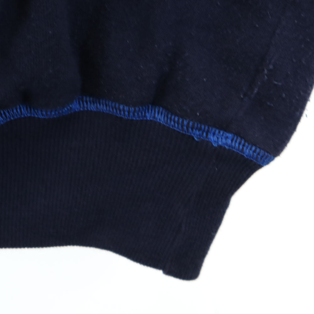 BENETTON ベネトン 80s イタリア製 オールド 長袖 スウェット トレーナー M ネイビー メンズ